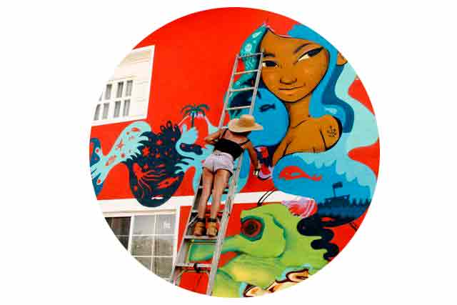 Monstruas del arte urbano: Eva Bracamontes