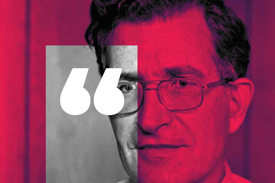 Noam Chomsky sobre el consenso manufacturado